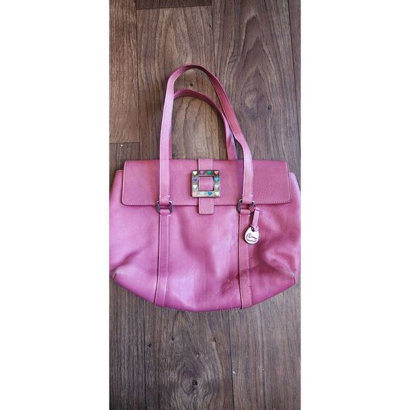 Dooney & Bourke Vintage Pink Tote - Picture 1 of 7